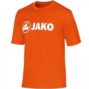 JAKO Мужская функциональная рубашка Promo неоновый оранжевый
