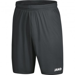 Спортивные брюки JAKO Manchester 2.0 женские с логотипом JAKO, без внутренней накладки антрацит